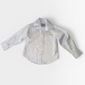 Class Club Boys White Button-Up Shirt